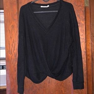 Black quarter length shirt